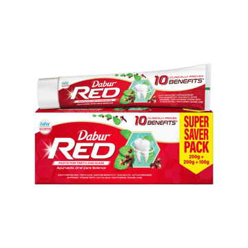 Dabur Red Herbal Toothpaste - Family Saver Pack