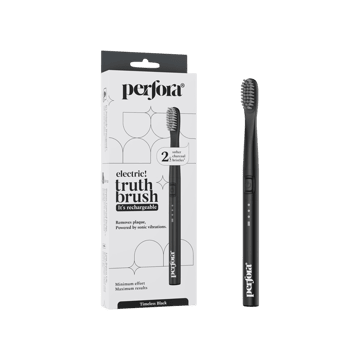 Perfora Rechargeable Electric Toothbrush Timeless Black