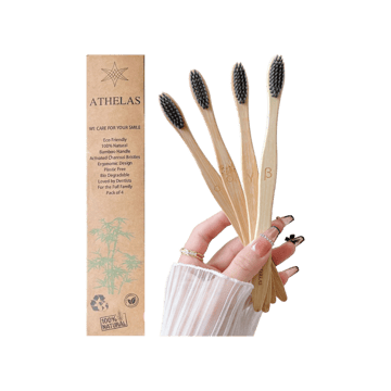 Athelas Natural Premium Bamboo Toothbrush