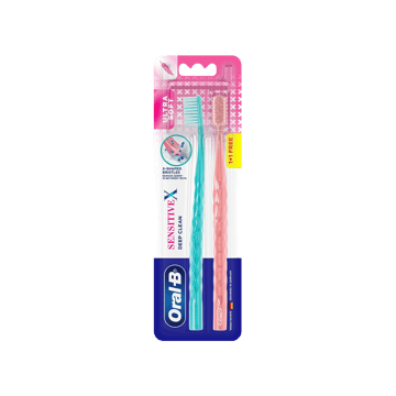Oral-B Sensitive X Ultra Soft Toothbrush with X Filaments