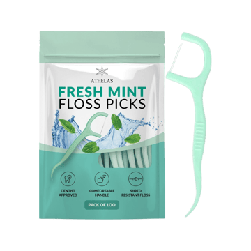 Athelas Dental Floss Picks - Mint Flavor