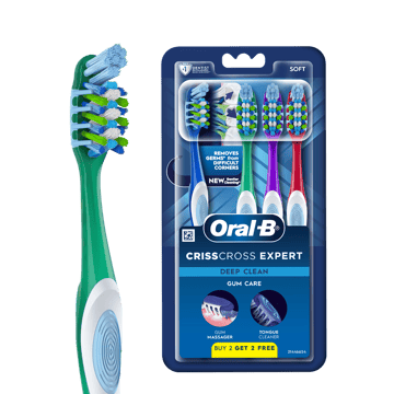 Oral-B Crisscross Toothbrush Buy 2 Get 2 Free