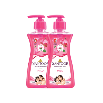 Santoor Mild Hand Wash Lotus & Tulsi - Buy 1 Get 1 Free