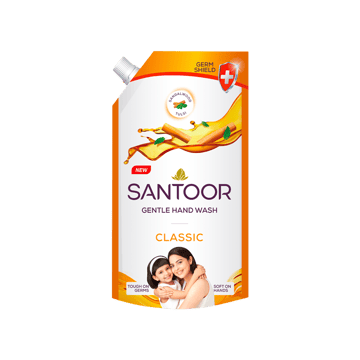 Santoor Classic Hand Wash with Sandalwood