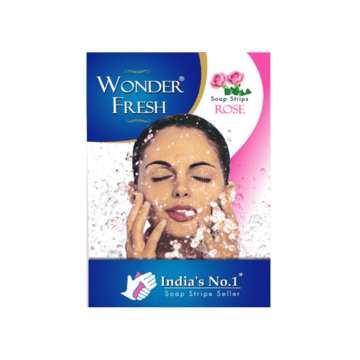 Wonder Fresh Rose Paper Soap Strips