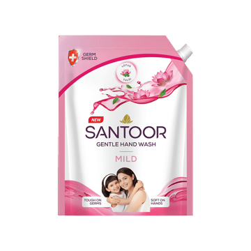 Santoor Mild Lotus & Tulsi Gentle Hand Wash