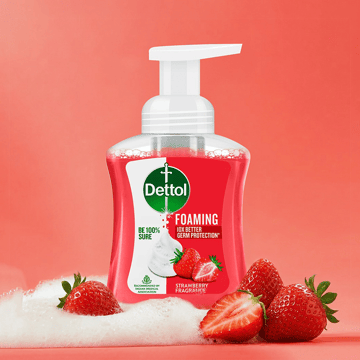 Dettol Strawberry Fragrance Foaming Handwash