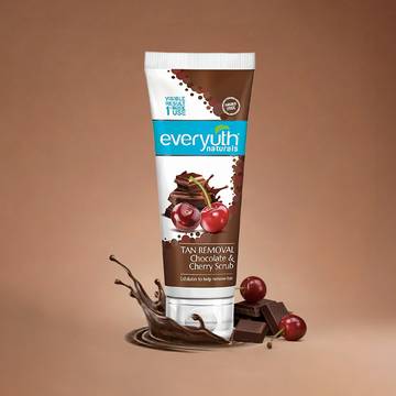 Everyuth Tan Removal Chocolate & Cherry Face Scrub