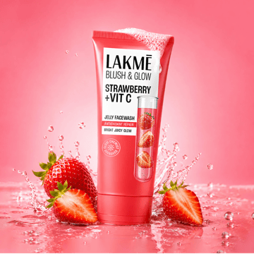 Lakme Strawberry Gel Face Wash (100% Real Strawberry Extract)