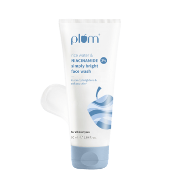 Plum Rice Water & Niacinamide 2% Simply Bright Face Wash