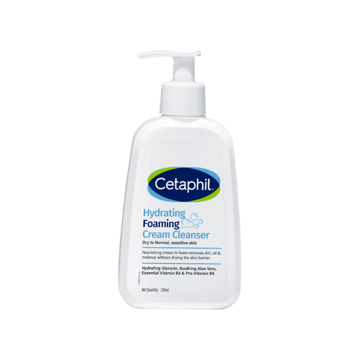 Cetaphil Hydrating Foaming Cream Face Cleanser