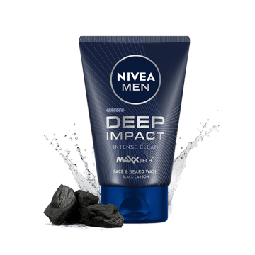 Nivea Men Deep Impact Intense Clean Face Wash 100 ml