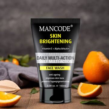 Mancode Skin Brightening Daily Multi-Action Face Wash