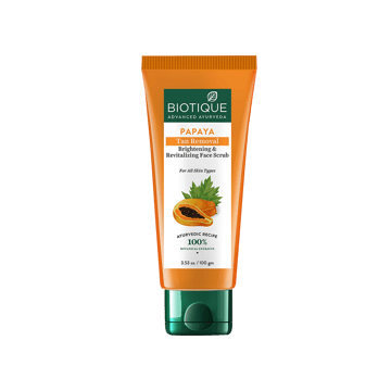 Biotique Papaya Tan Removal Brightening & Revitalizing Face Scrub - 100 g