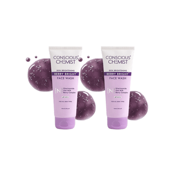 Conscious Chemist Niacinamide Face Wash for Brightening - Pack of 2
