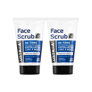 Ustraa De-Tan Face Scrub - Pack of 2