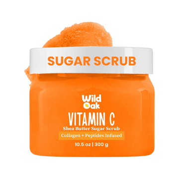 Wild Oak Vitamin C Shea Butter Sugar Face & Body Scrub