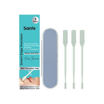 Sanfe 360° Rotating Nose & Ear Hair Trimmer