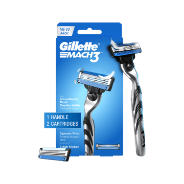 Gillette Mach3 Men's Razor - with 1 extra Cartridges