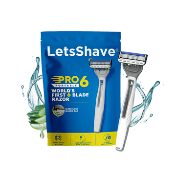 LetsShave Pro 6 Portable Men's Razor