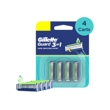 Gillette Guard 3 in 1 Men's Razor Cartridge