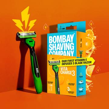 Bombay Shaving Company Vita Charge 3 Men's Razor