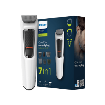 Philips 7 in 1 Multi Grooming Trimmer for Face, Body & Nose