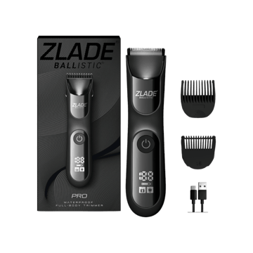 Zlade Ballistic Pro Waterproof Male Body Trimmer with Ceramic Blades