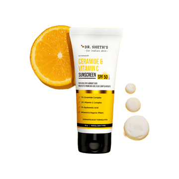 Dr. Sheth's Ceramide & Vitamin C Sunscreen (SPF 50+ PA+++)