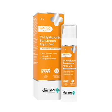 The Derma Co 1% Hyaluronic Sunscreen Gel Aqua (SPF 50 PA++++)