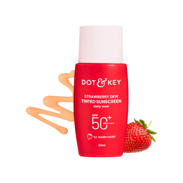 Dot & Key Strawberry Dew Tinted Warm Ivory Sunscreen (SPF 50+ PA++++)