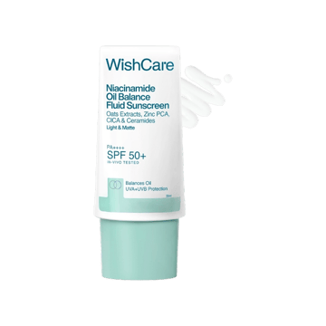 WishCare Niacinamide Oil-Balance Fluid Sunscreen (SPF 50 PA++++)