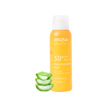 Asaya Sweat & Water Resistant Sunscreen Spray (SPF 50+ PA++++)