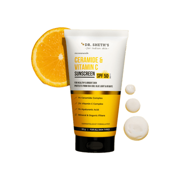 Dr. Sheth's 1% Ceramide & Vitamin C Sunscreen (SPF 50 PA+++)
