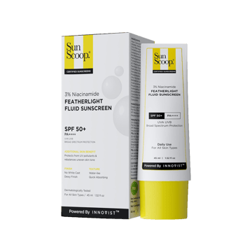 SunScoop 3% Niacinamide Featherlight Sunscreen Fluid (SPF 50+ PA++++)