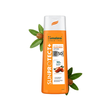 Himalaya Sun Protect+ Ultra Light Sunscreen Lotion (SPF 50 PA++++)