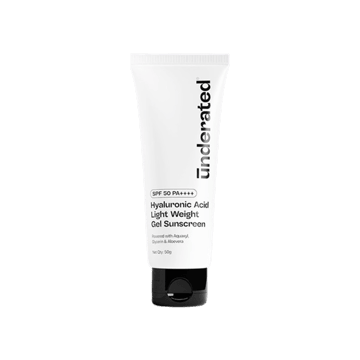 Underated Hyaluronic Light Weight Sunscreen Gel (SPF 50 PA++++)