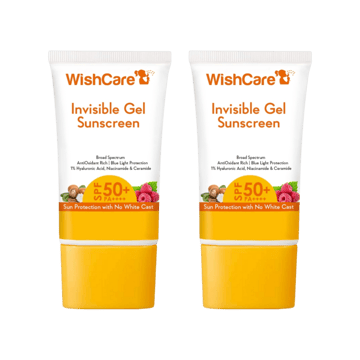 WishCare Invisible Sunscreen Gel (SPF 50+ PA++++) - Pack of 2