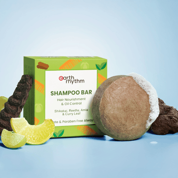 Earth Rhythm Shampoo Bar with Shikakai, Reetha & Amla