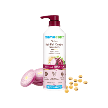 Mamaearth Onion Hair Fall Control Shampoo