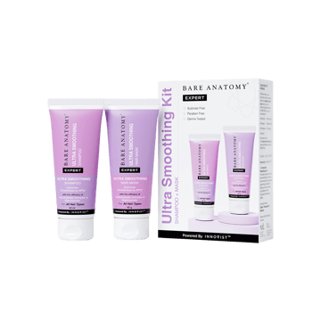 Bare Anatomy Ultra-Smoothing Travel Size Hair Care Kit (Shampoo & Hair Mask)