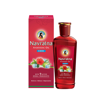Navratna Cool Hair Oil for Instant Relief