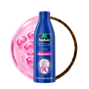 Parachute Advansed Gold Keratin Coconut Hair Oil