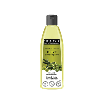 Soulflower Organic Olive Oil, Extra Virgin for Hair and Skin