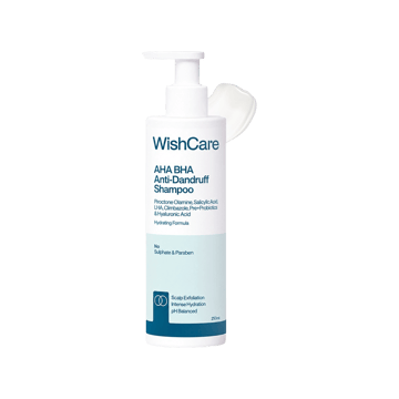 WishCare AHA BHA Anti Dandruff Shampoo