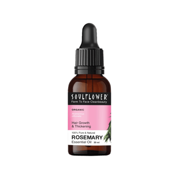 Soulflower Rosemary Essential Oil for Hair Growth
