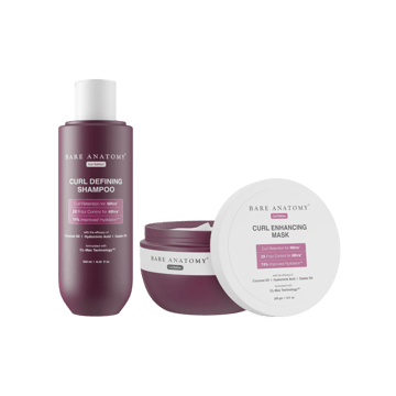 Bare Anatomy Curl Defining Shampoo +  Curl Enhancing Hair Mask Combo