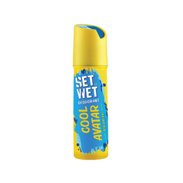Set Wet Cool Avatar Body Spray Perfume & Men's Deodorant