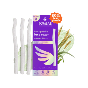 Bombae Biodegradable Face Razor for Women