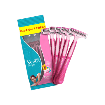 Gillette Venus Simply & Skin Love Disposable Women's Razor